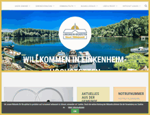 Tablet Screenshot of linkenheim-hochstetten.de